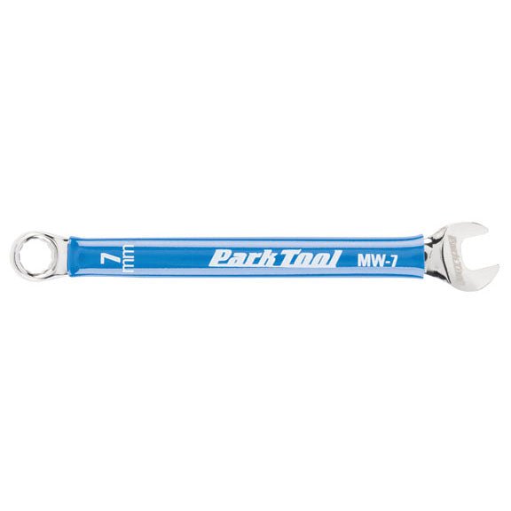 Combination Wrenches Park Tool Park Tool MW-7 Metric Wrench 7mm Blue/Chrome Light Gray