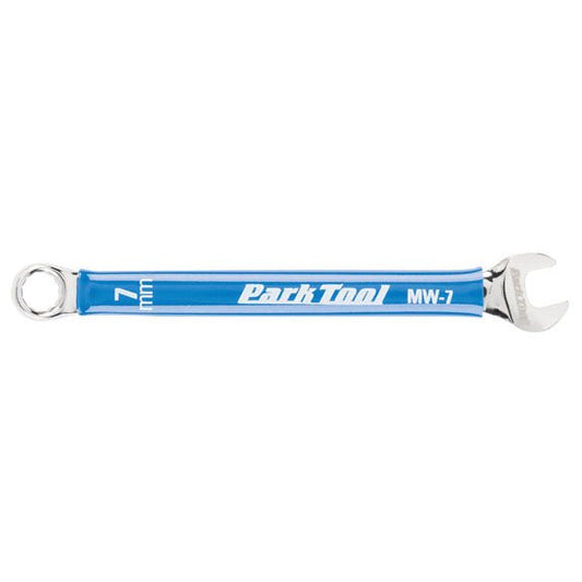 Combination Wrenches Park Tool Park Tool MW-7 Metric Wrench 7mm Blue/Chrome Light Gray