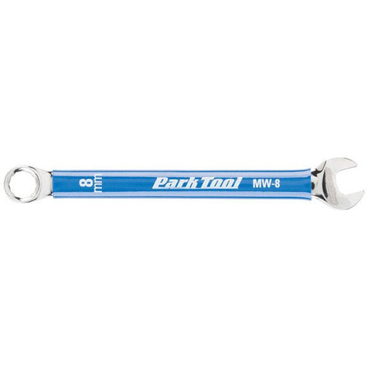 Combination Wrenches Park Tool Park Tool MW-8 Metric Wrench 8mm Blue/Chrome Light Gray