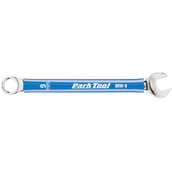 Combination Wrenches Park Tool Park Tool MW-9 Metric Wrench 9mm Blue/Chrome Light Gray