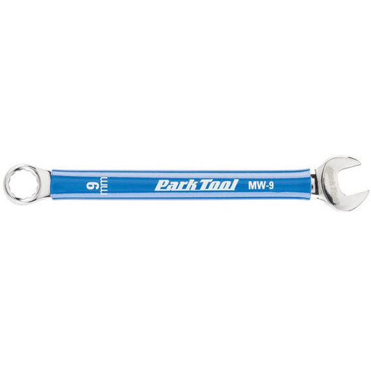 Combination Wrenches Park Tool Park Tool MW-9 Metric Wrench 9mm Blue/Chrome Light Gray