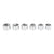 Suspension Tools Park Tool Park Tool SKT-6 Flat Faced Socket Set Light Gray