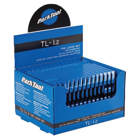 Tire Lever Park Tool Park Tool Counter Display TL-1.2 Tire Levers Box 25 Steel Blue