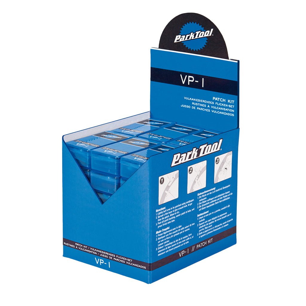 Patch Park Tool Park Tool Vulcanizing Patch Kit: Display Box with 36 Individual Kits Dark Cyan