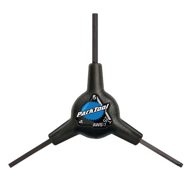 Hex Wrench Park Tool Park Tool AWS-7C Hex/Torx Compatible 3-Way Wrench Dark Slate Gray