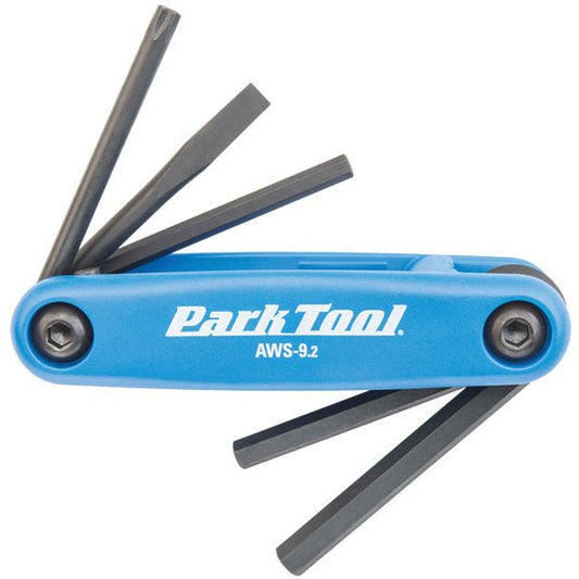 Hex Wrench Park Tool Park Tool AWS-9.2 Fold-Up Hex Wrench Set Steel Blue