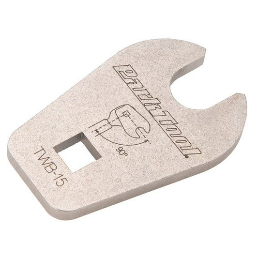 Pedal Tools Park Tool Park Tool TWB-15 15mm Crowfoot Pedal Adaptor 3/8" Light Gray