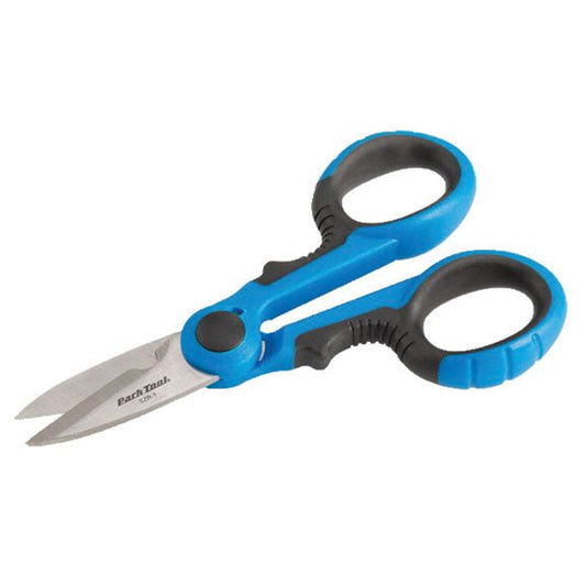 Benchtop Tools Park Tool Park Tool SZR-1 Shop Scissors with Stainless Blades and Dual Density Grips Steel Blue