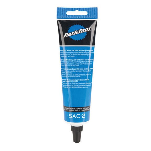 Assembly Compound Park Tool Park Tool SAC-2 SuperGrip Carbon and Alloy Compound - 4oz Tube Steel Blue