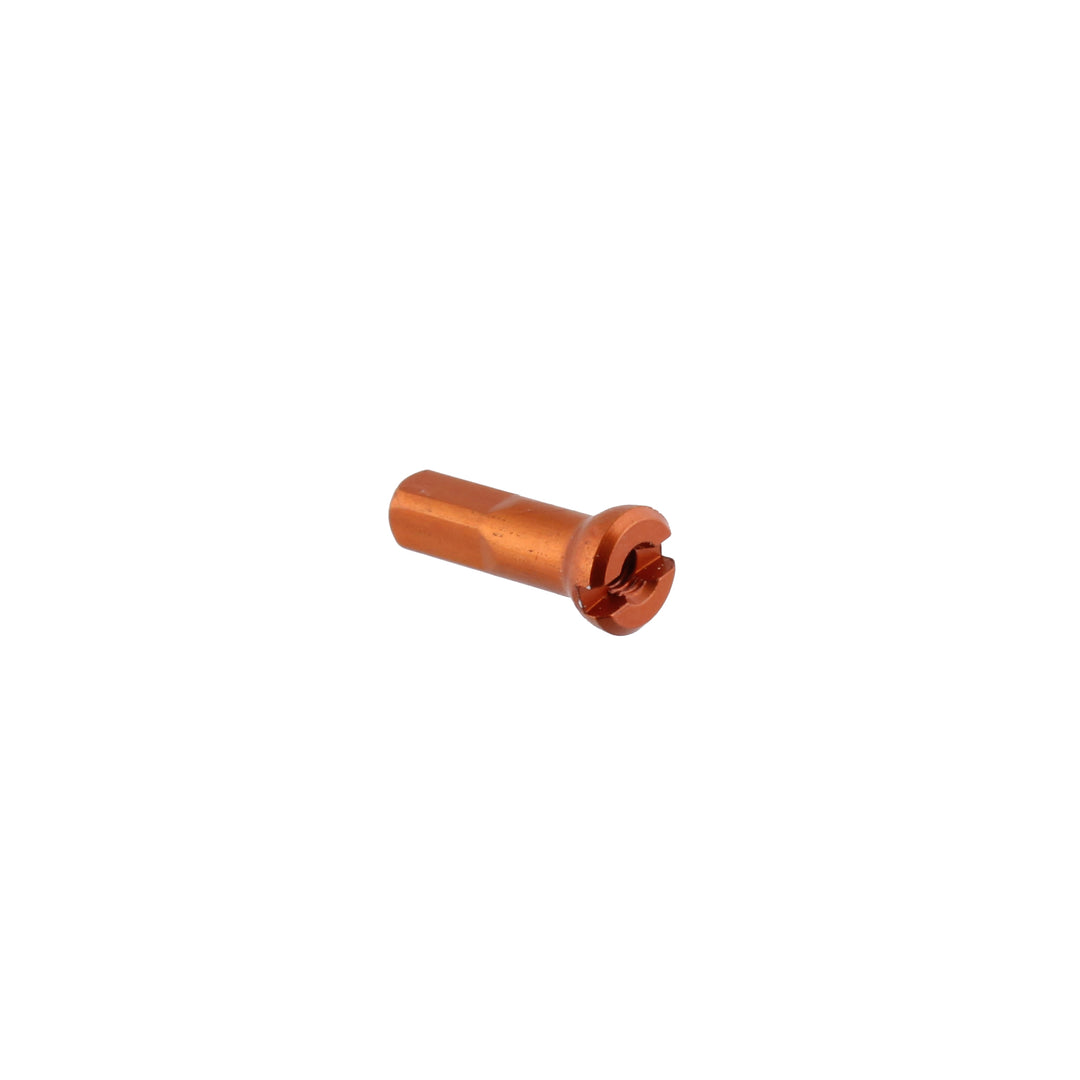 Spoke Nipples Sapim Sapim Alloy Polyax Nipple 14g/14mm Orange 100/Count Chocolate