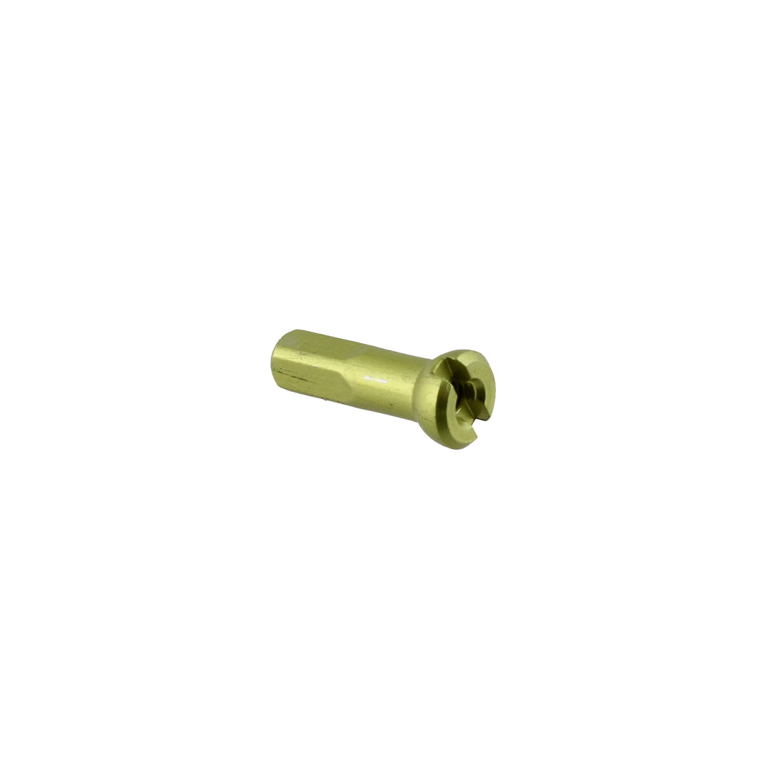 Spoke Nipples Sapim Sapim Alloy Polyax Nipple 14g/14mm Lime 100/Count Dark Khaki