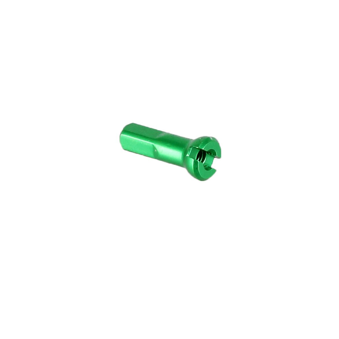 Spoke Nipples Sapim Sapim Alloy Polyax Nipple 14g/14mm Bright Green 100/Count Sea Green