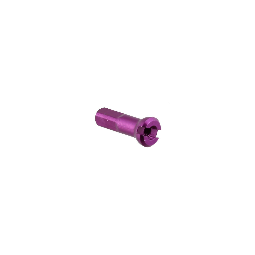 Spoke Nipples Sapim Sapim Alloy Polyax Nipple 14g/14mm Purple 100/Count Maroon