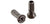 Spoke Nipples Sapim Sapim Brass Polyax Nipple 14g/12mm Black 100/Count Dim Gray