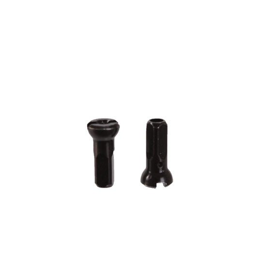 Spoke Nipples Sapim Sapim Secure Lock Brass Nipple 14g/12mm Black 100/Count Black
