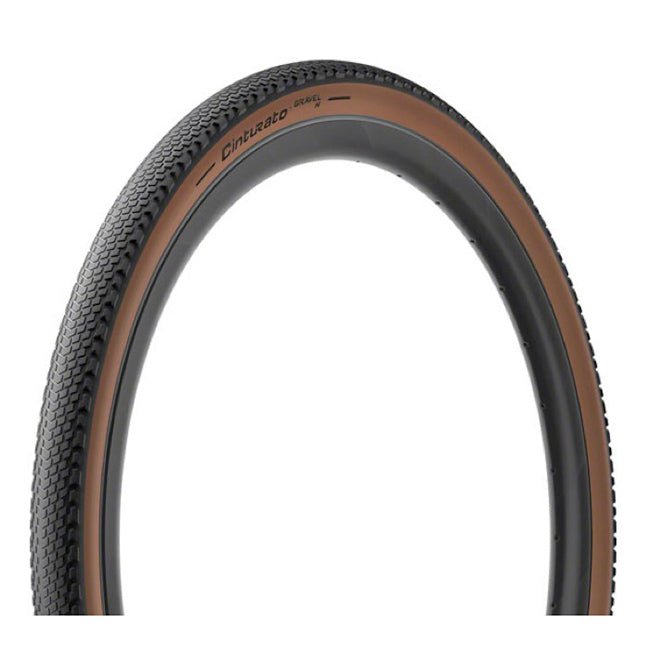 Tires Pirelli Pirelli Cinturato Gravel H Tire - 700 x 50 Tubeless Folding Classic Tan Dim Gray