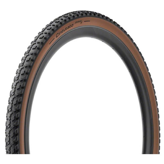 Tires Pirelli Pirelli Cinturato Gravel M Tire - 700 x 50 Tubeless Folding Classic Tan Dark Slate Gray