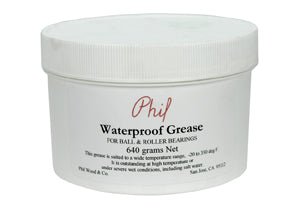 Grease Phil Wood Phil Wood Waterproof Grease 16oz Jar Light Gray