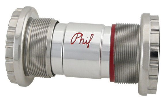 Bottom Brackets Phil Wood Phil Wood Stainless External 68/73mm BB Polished Gray