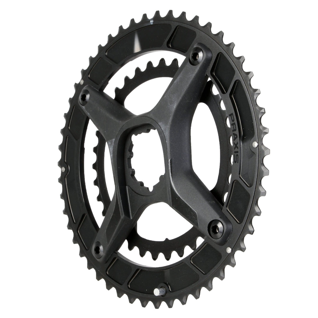 Chainrings Praxis Works Praxis Works LevaTime II X-Ring Spider Kit 34/50T Dark Slate Gray