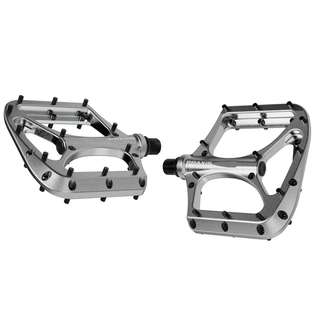 Pedals Praxis Works Praxis Works Brodium Pedals Silver Light Slate Gray