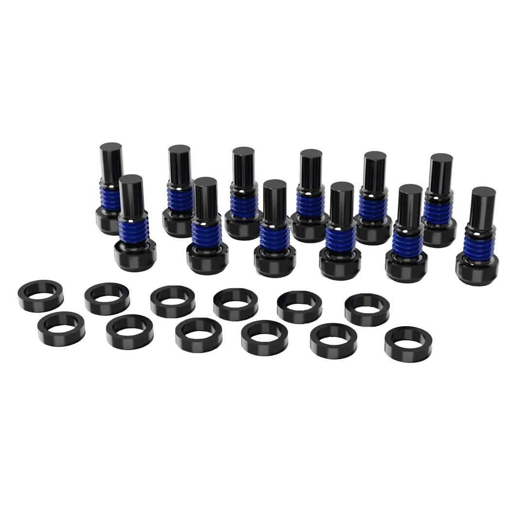Pedal Parts & Accessories Praxis Works Praxis Works Brodium Smooth Pedal Pin Kit 12/count Dark Slate Gray