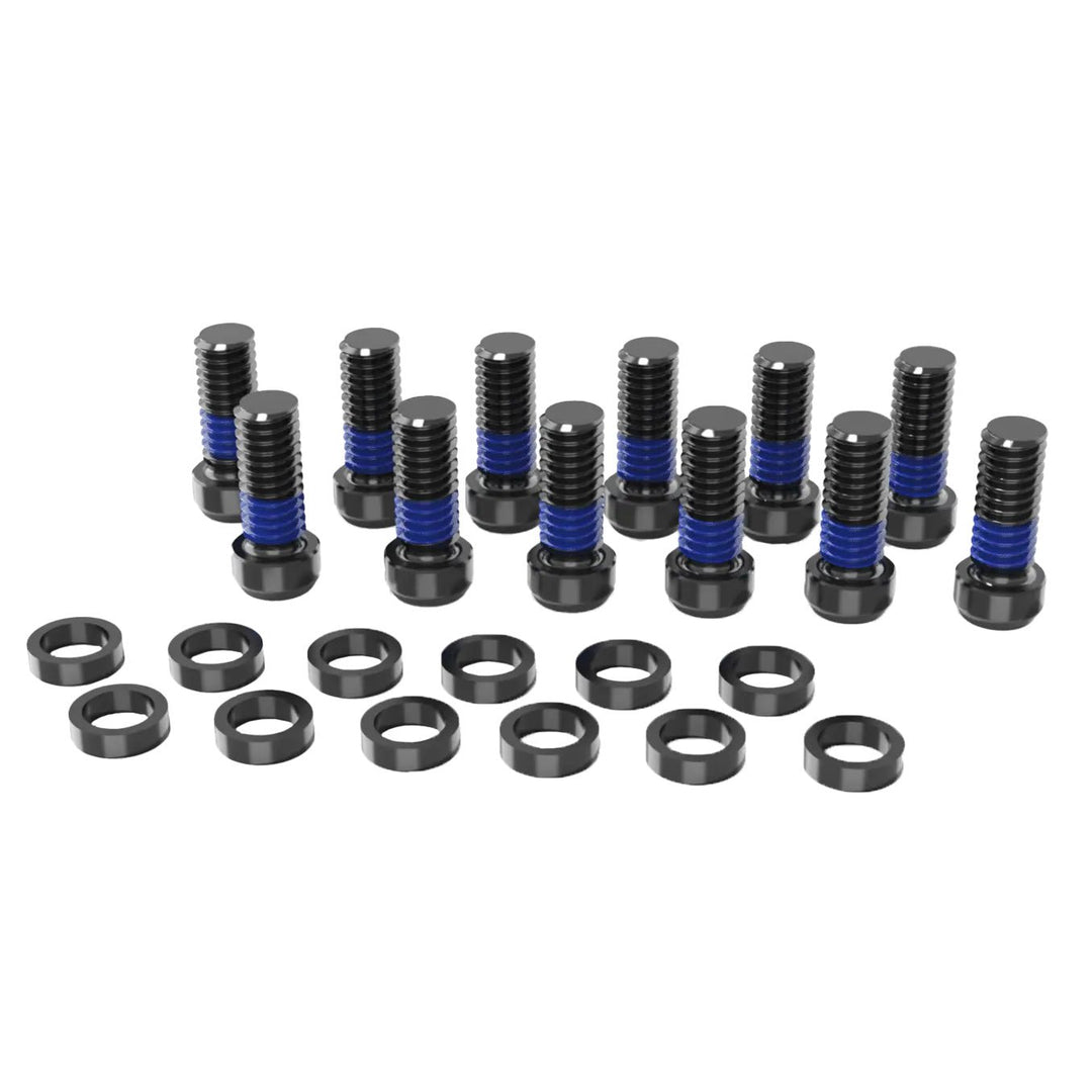 Pedal Parts & Accessories Praxis Works Praxis Works Brodium Threaded Pedal Pin Kit 12/count Dark Slate Gray