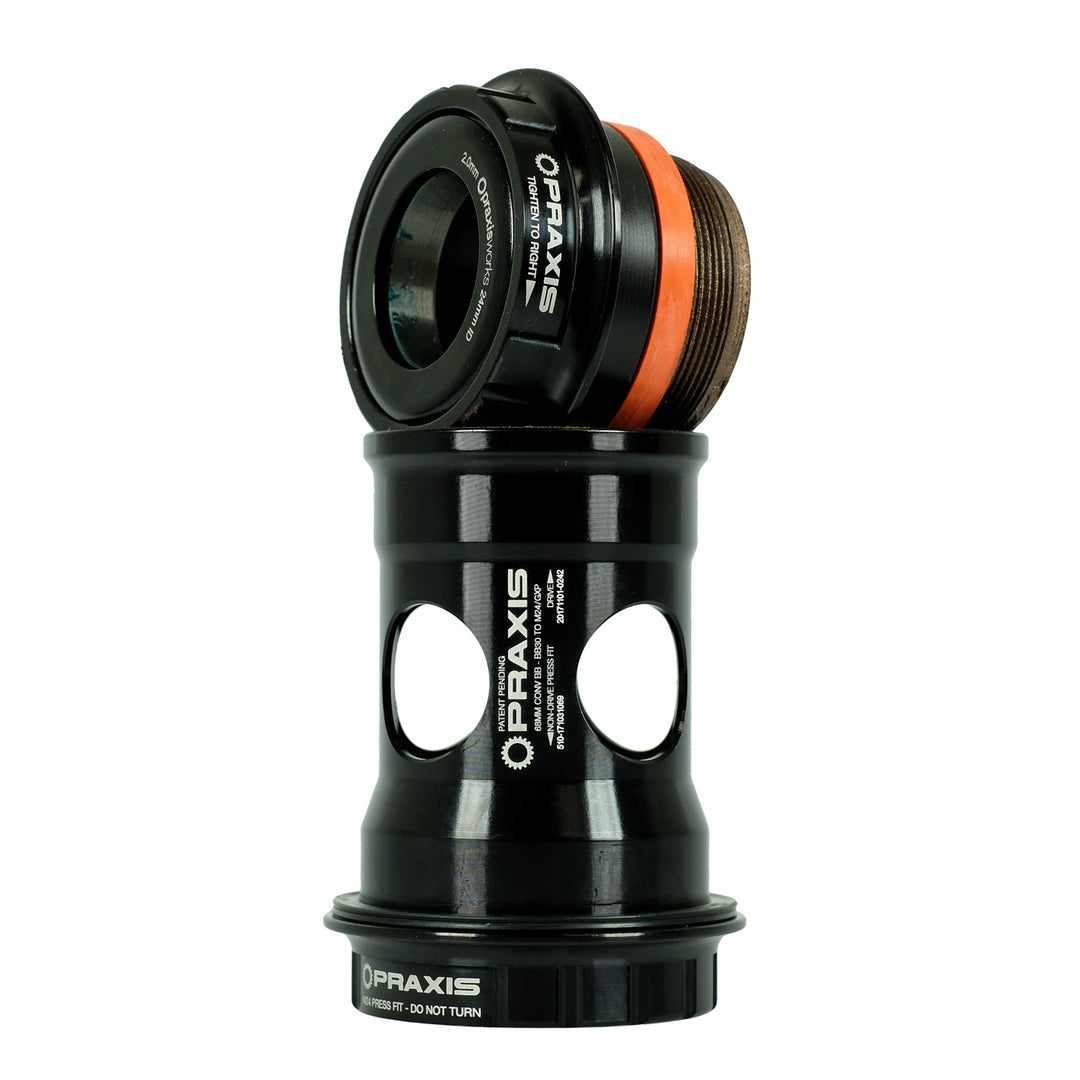 Bottom Brackets Praxis Works Praxis Works SRAM GXP Road BB30/PF30 Conversion BB- 68mm Black