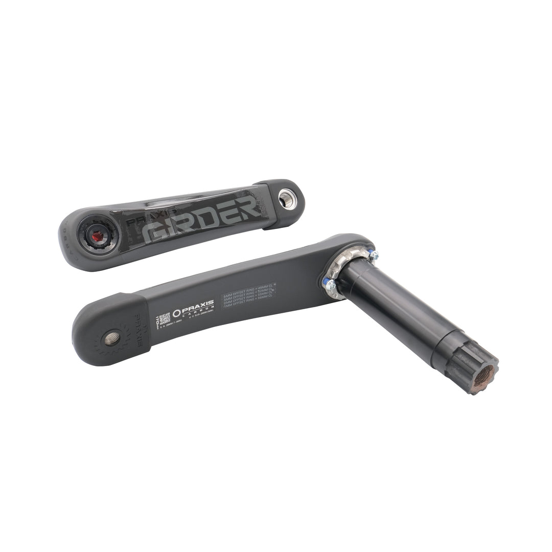 Cranksets and Arms Praxis Works Praxis Works Girder Carbon G2 cranks 170mm Dark Slate Gray
