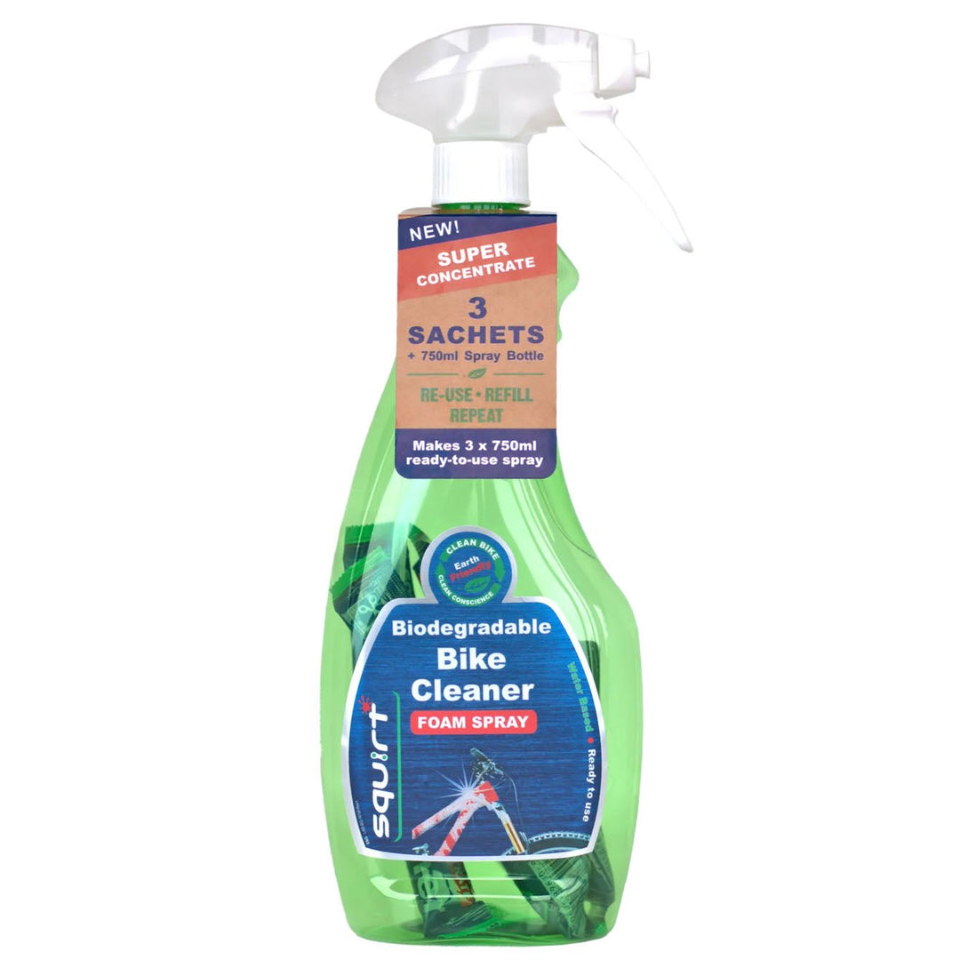 Degreaser / Cleaner Squirt Squirt Squirt Bike Cleaner Foam Spray 750ml Gray