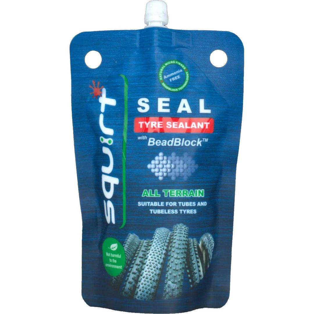 Tubeless Sealants Squirt Squirt Seal Tire Sealant With Beadlock 120ml Pouch Dark Slate Blue