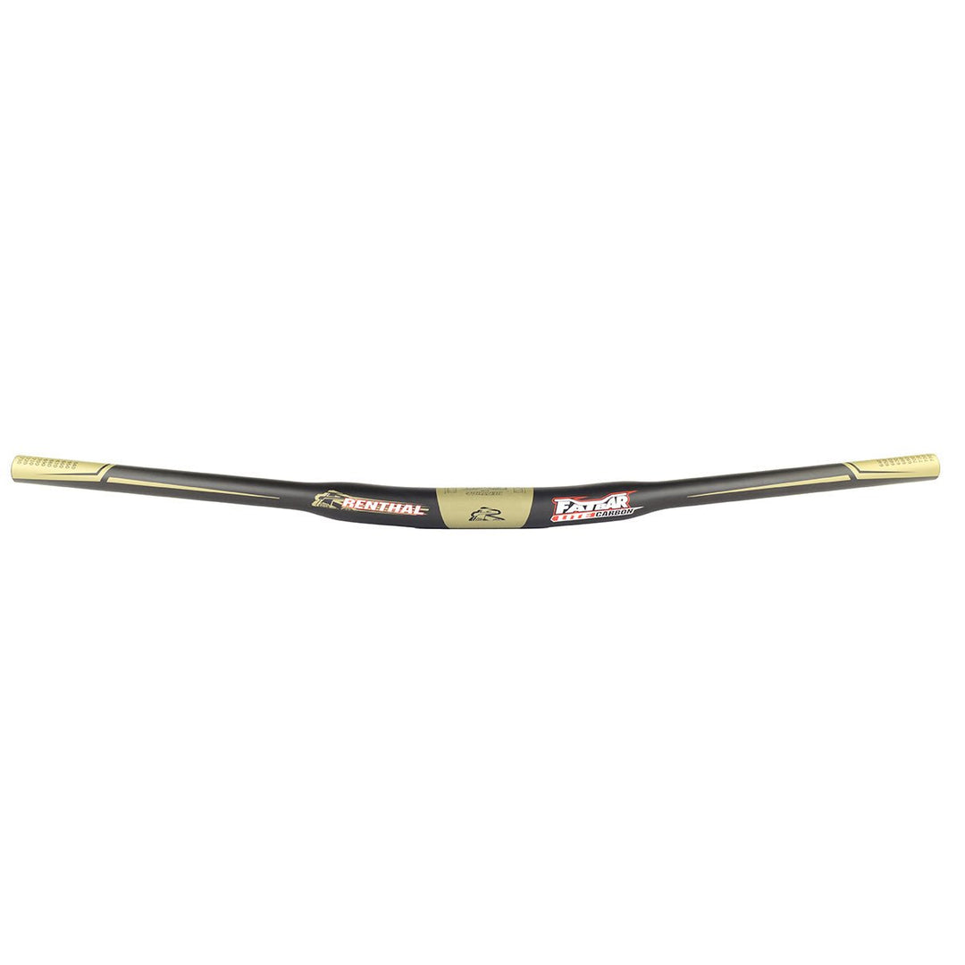 Flat/Riser Handlebar Renthal Renthal Fatbar Lite Carbon Handlebar - Carbon 10mm 760mm 31.8mm Black Dim Gray