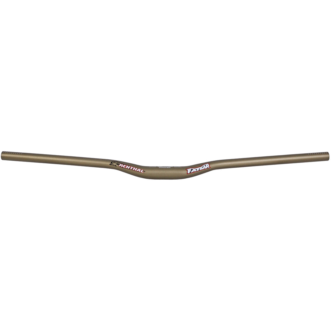 Flat/Riser Handlebar Renthal Renthal FatBar Handlebar - Aluminum 20mm 800mm 31.8mm Gold Dim Gray