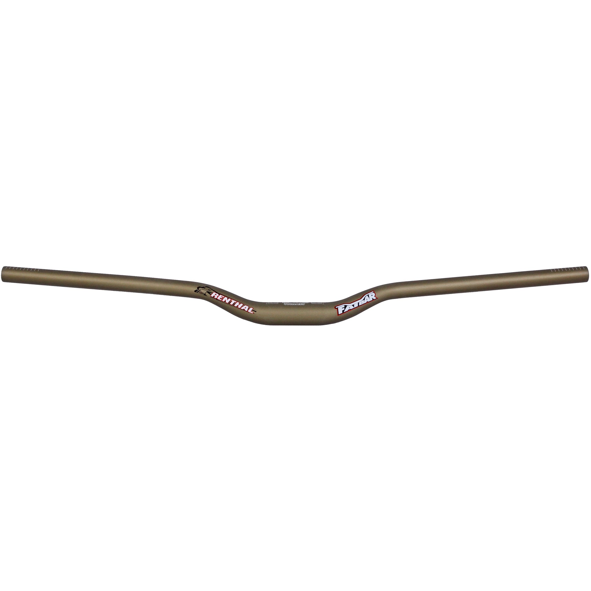 Flat/Riser Handlebar Renthal Renthal FatBar Handlebar - Aluminum 30mm 800mm 31.8mm Gold Dim Gray