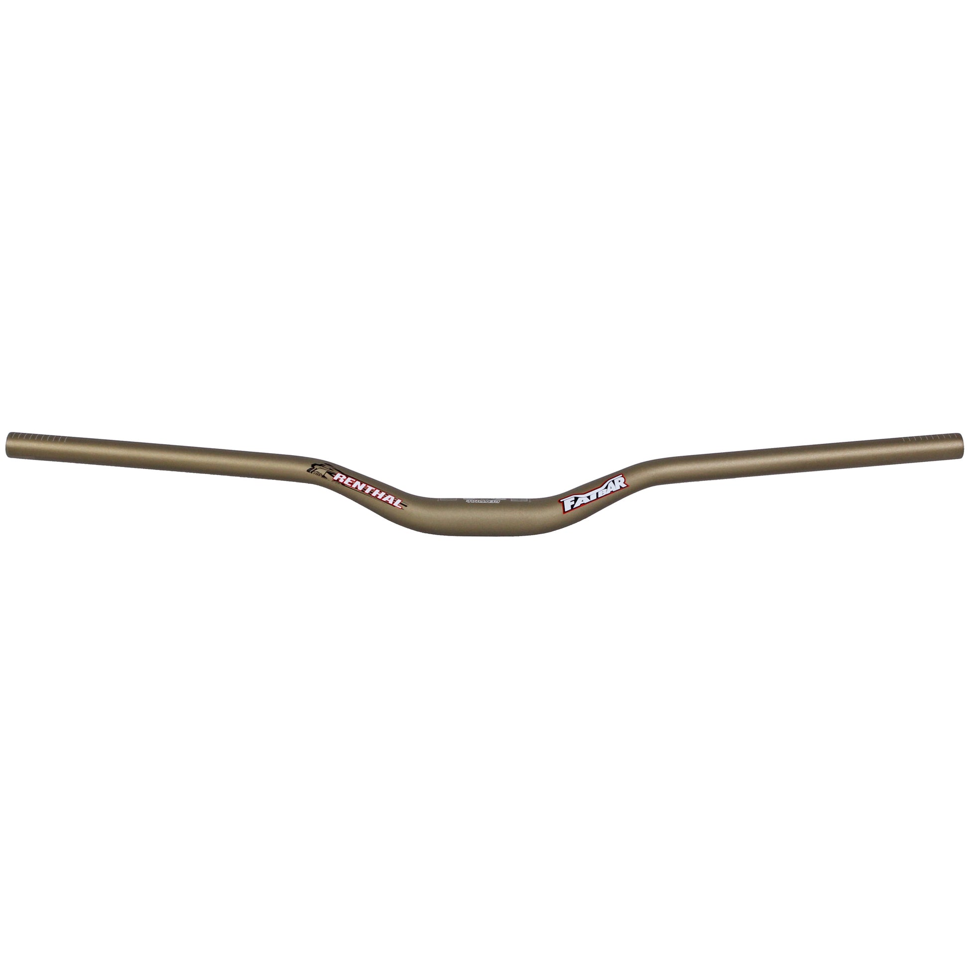Flat/Riser Handlebar Renthal Renthal FatBar Handlebar - Aluminum 40mm 800mm 31.8mm Gold Dim Gray
