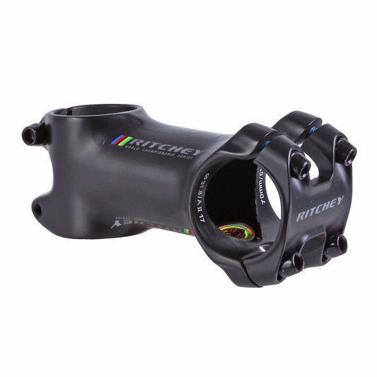 Stems Ritchey Ritchey WCS Carbon Matrix C220 Stem - 70mm 31.8 Clamp -6 1 1/8" Carbon Black Dark Slate Gray