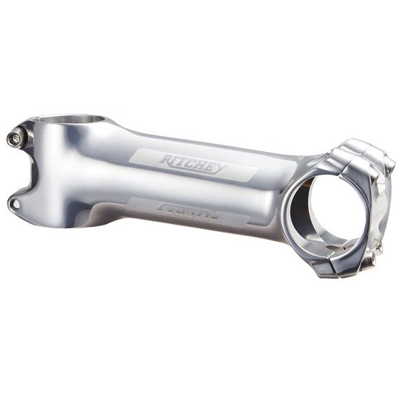 Stems Ritchey Ritchey Classic C220 Stem - 120mm 31.8 Clamp +/-6 1 1/8" Aluminum Polished Silver Light Gray