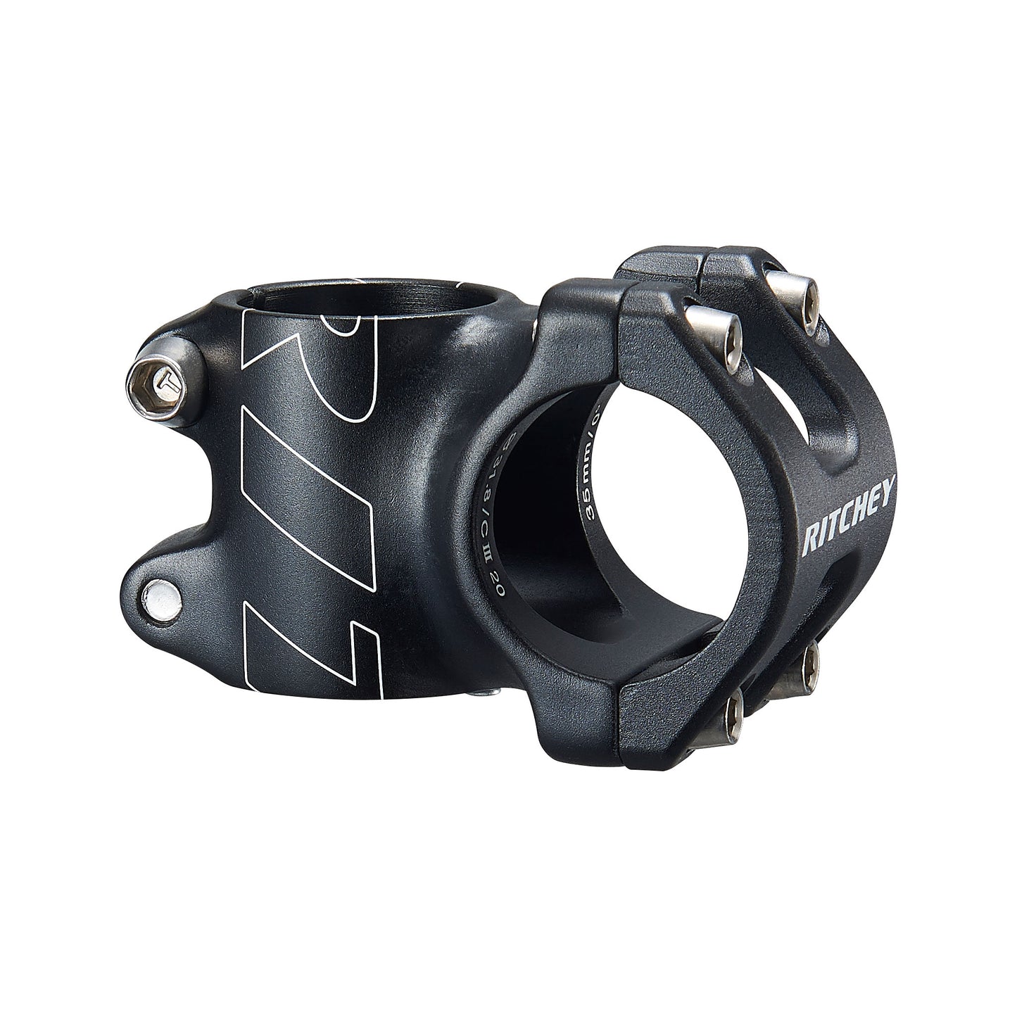 Stems Ritchey Ritchey Trail Stem - 35 mm 31.8 Clamp +/-0 1 1/8" Alloy Black Dark Slate Gray