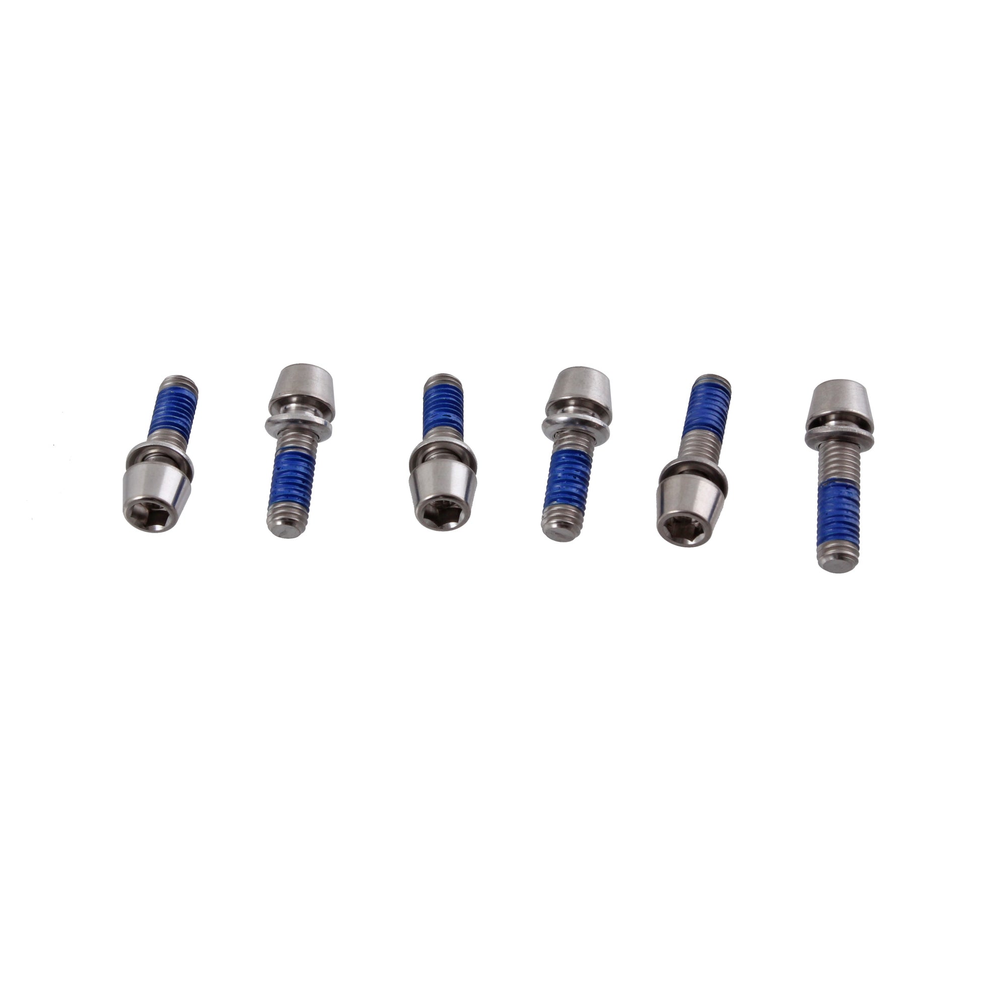 Stem Accessories Ritchey Ritchey 6pc Titanium Bolt Kit M5x18 WCS C220 Stems Dim Gray