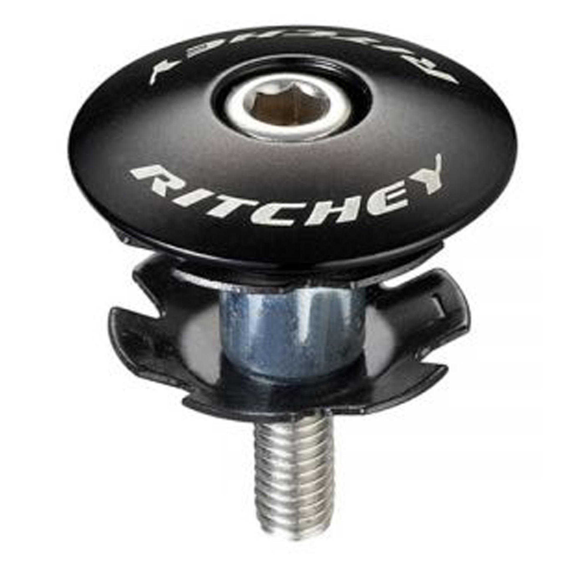 Headset Accessories Ritchey Ritchey Headset Top Cap With Bolt WCS Black 1-1/4" Dark Slate Gray
