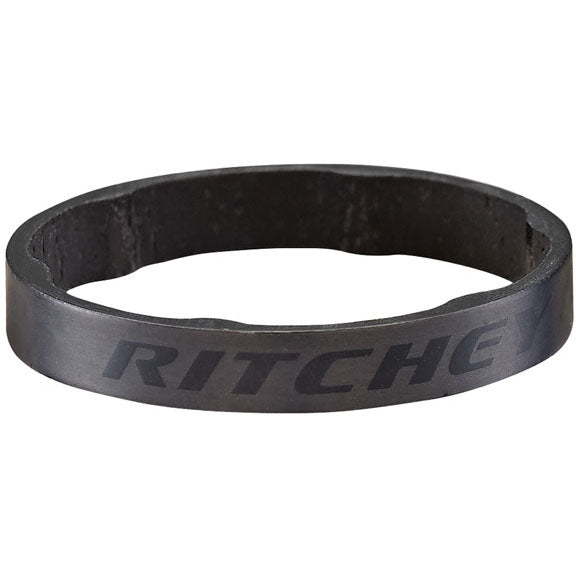 Headset Spacers Ritchey Ritchey WCS Carbon Headset Spacers 1-1/8 5mm Black 5-pack Dark Slate Gray