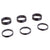 Headset Spacers Ritchey Ritchey WCS Headset Stack Spacer - 1-1/8" 3x5mm 3x10mm Carbon Matte BLK Dark Slate Gray