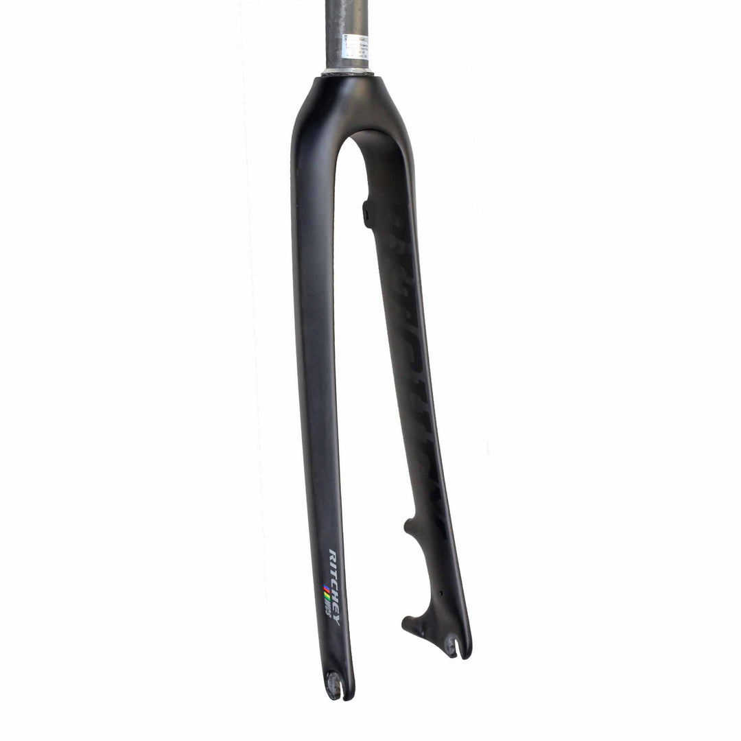 Cyclocross/Hybrid Fork Ritchey Ritchey WCS Carbon Cross Disc Fork - 1-1/8" 45mm Rake Disc Brake 2020 Model Matte Carbon Dark Slate Gray