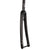 Rigid Forks Ritchey Ritchey WCS Carbon Road Disc Fork - 1-1/8" 46mm Rake Flat Mount  12mm Thru x 100mm BLK Dark Slate Gray