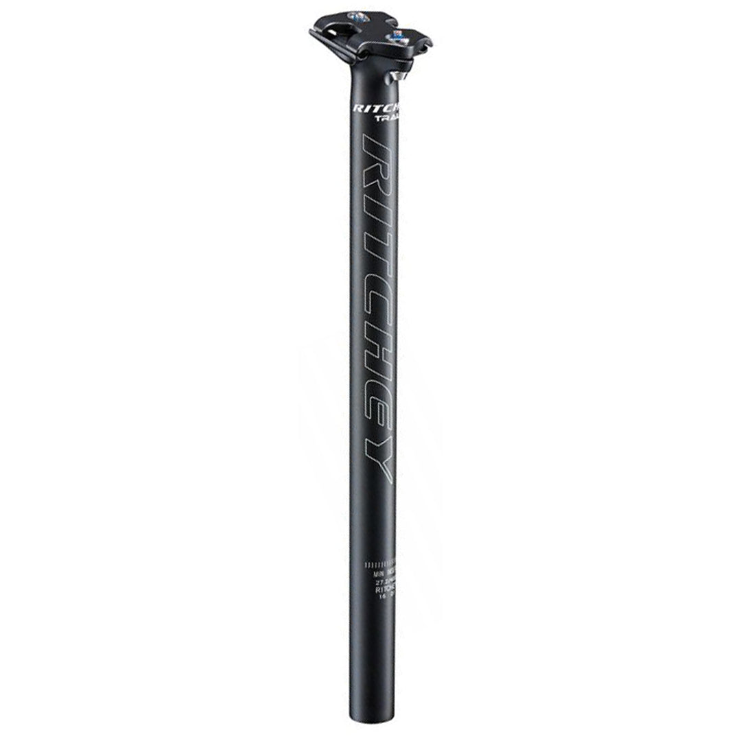 Seatpost Ritchey Ritchey Comp Zero Carbon Seatpost: 27.2mm 400mm Black Dark Slate Gray
