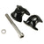 Saddle Clamp Ritchey Ritchey WCS 1-Bolt Seatpost Saddle Rail Clamp - Outer Plates For Alloy Posts 8 x 8.5mm Rails BLK Dark Slate Gray