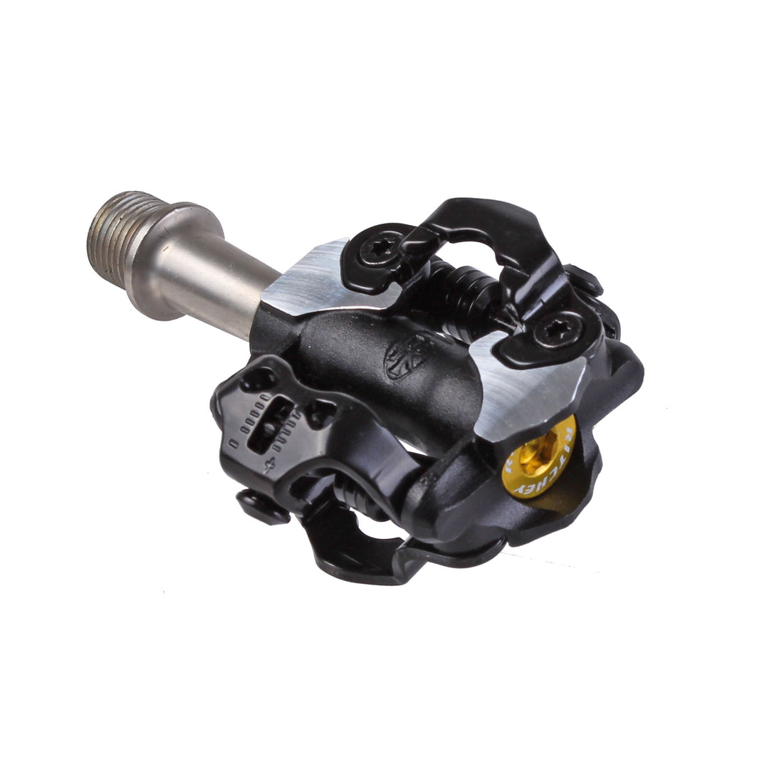 Pedals Ritchey Ritchey WCS XC Pedals - Dual Sided Clipless Aluminum 9/16" Black Dark Slate Gray
