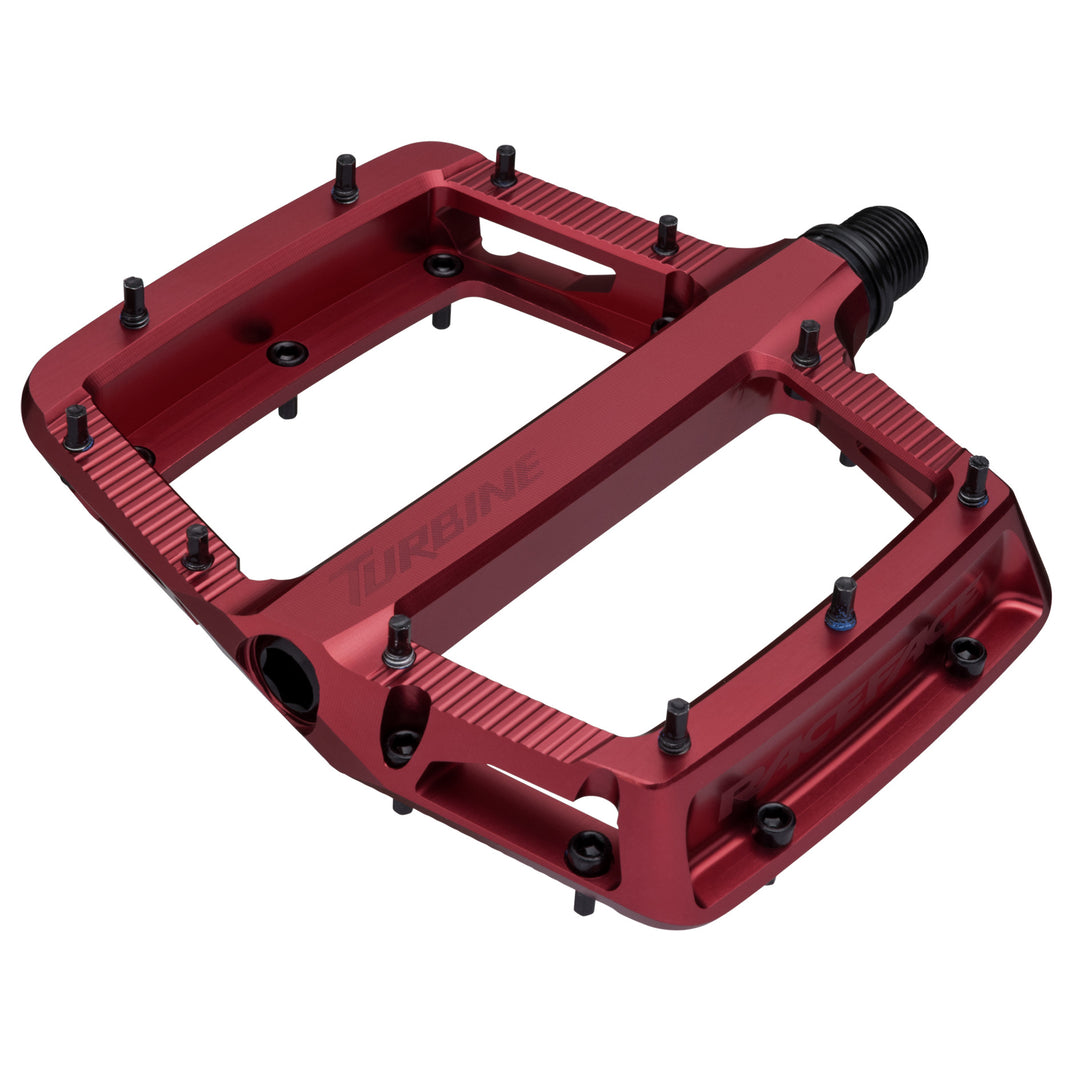 Pedals Race Face Race Face Turbine Pedals Red Saddle Brown