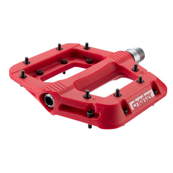 Pedals Race Face Race Face Chester (2023) Composite Pedals Red Maroon