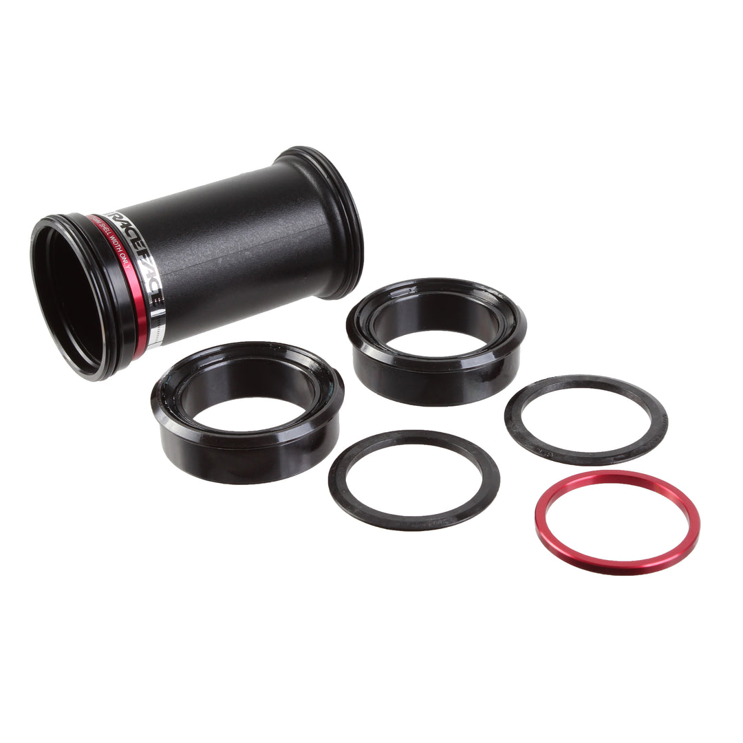 Bottom Brackets Race Face RaceFace CINCH BB92 Bottom Bracket 41mm ID x 92mm Shell x 30mm Spindle Double Row Bearing External Seal Dark Slate Gray